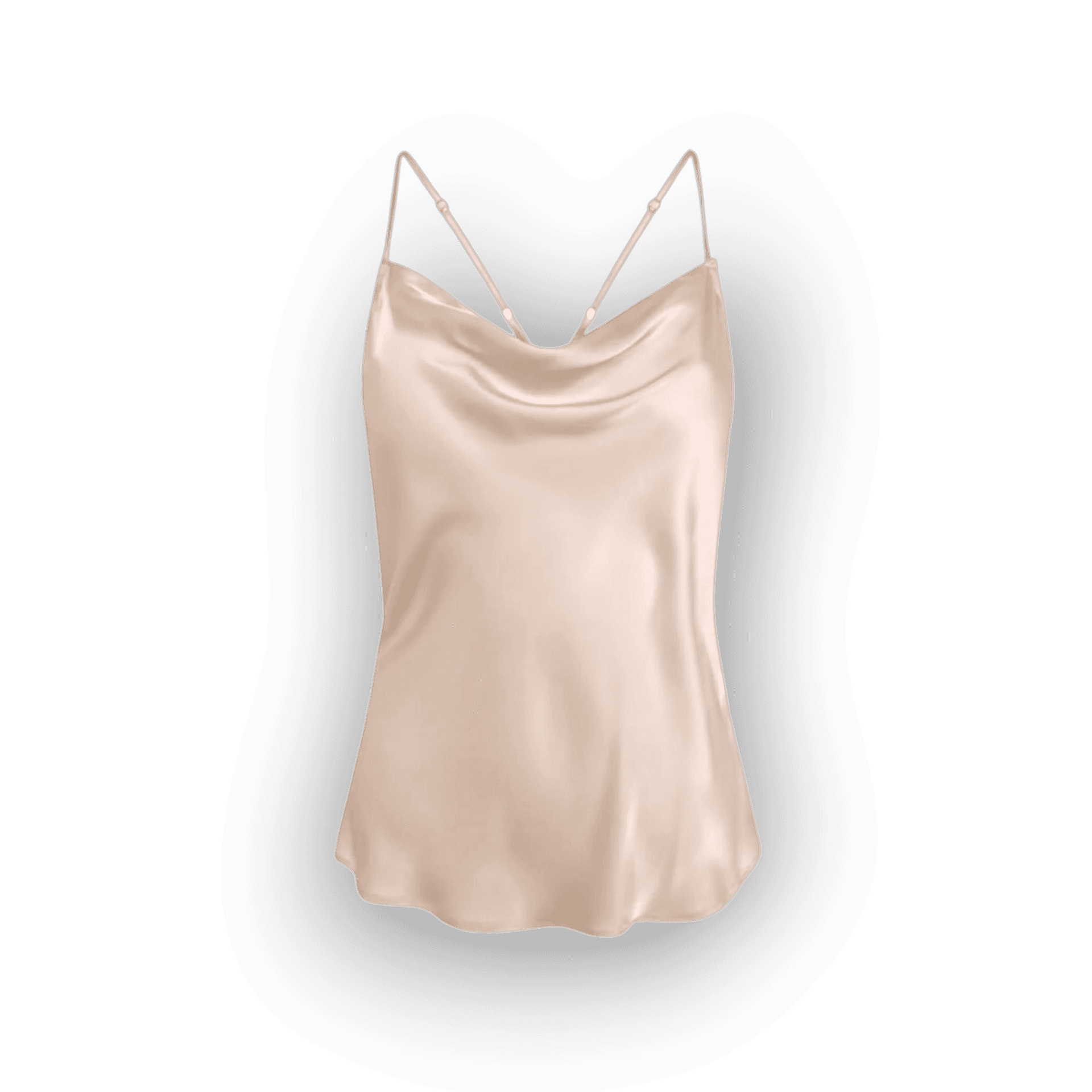 Champagne silk cami